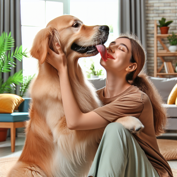 Warum lecken Hunde einen ab?