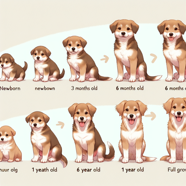 Wie lange wachsen Hunde?