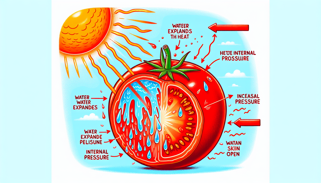 Warum platzen Tomaten?